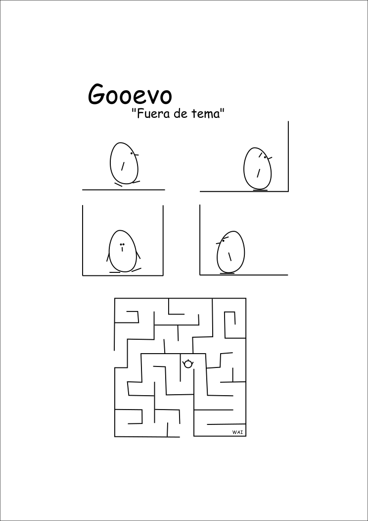 Fuera de tema - Gooevo - Tira cómica