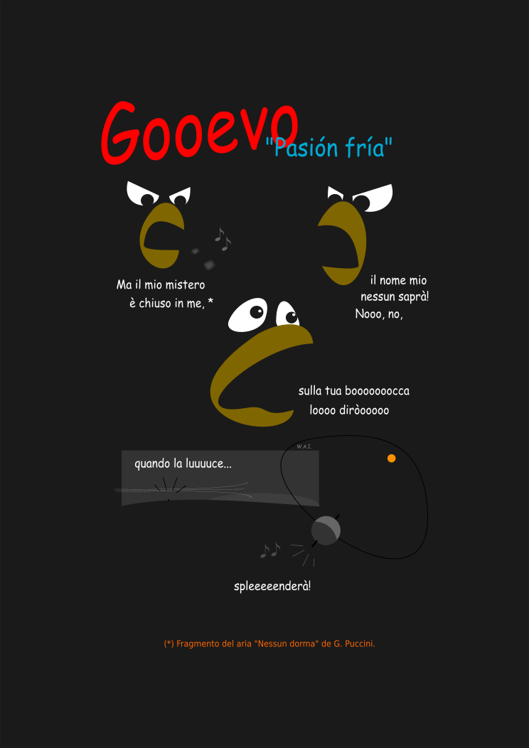 Gooevo - Tira cómica - Pasión fría.